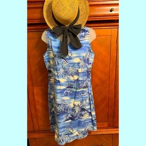 Vintage Hawaiian style   Beach  Dress. Medium Petite